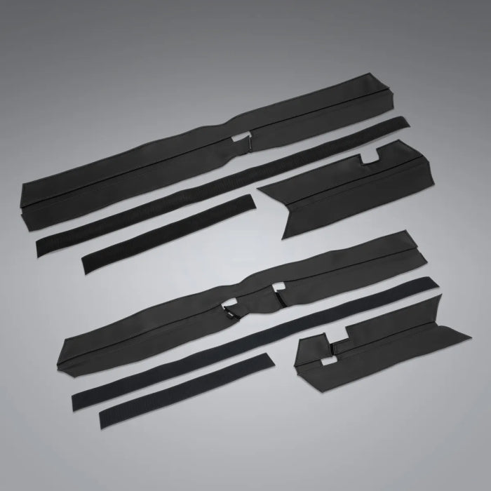 Kaliber Driver and Passenger Frame Tube Covers - Black, Red or Blue