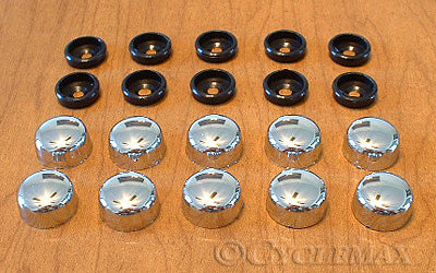 Chrome Snap Caps