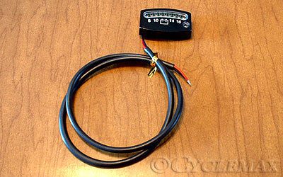 Black LED Battery Gauge
