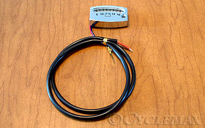 Chrome LED Battery Gauge