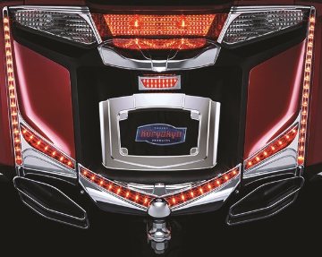 GL1800 Chrome Plated License Plate Frame Rear Panel Accent