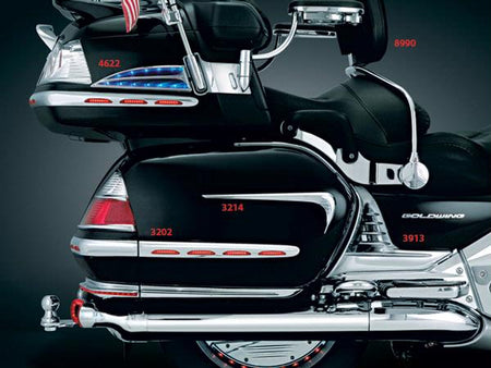 GL1800 Lighted Saddlebag Moldings