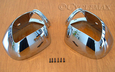 Goldwing GL1800 Add On Chrome Mirror Housings
