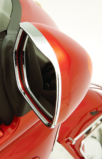 Goldwing GL1800 Chrome Visored Mirror Trim