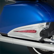 GL1800 Chrome Saddlebag LED Scuff Accents