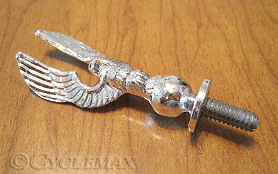 Silver Flag Pole Eagle