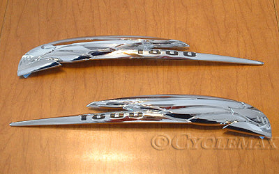 Goldwing GL1800 Add On Chrome Saddlebag Emblems