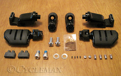 GL1800 Black Ergo II Trident Dually ISO Pegs