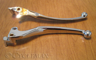  GL1800 Chrome Wide Spoon Levers