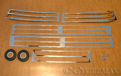 GL1500 3 Bar Saddlebag Grille Set
