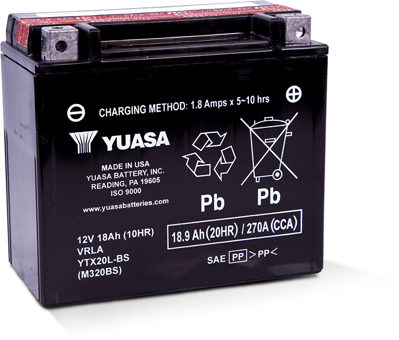 GL1800 Honda OEM Yuasa Battery YTX20L-BS
