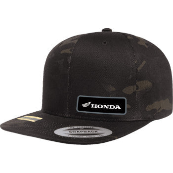 Honda Black Camo Snapback Hat