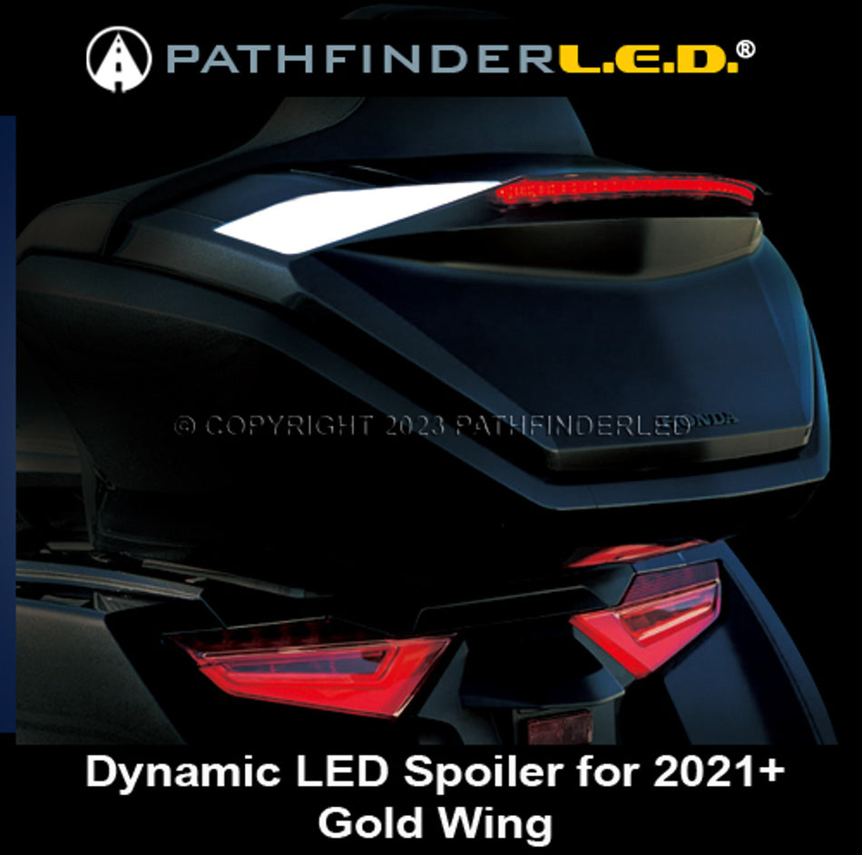2021+ Dynamic Switchback LED Spoiler - Built-In Turn Signal LED