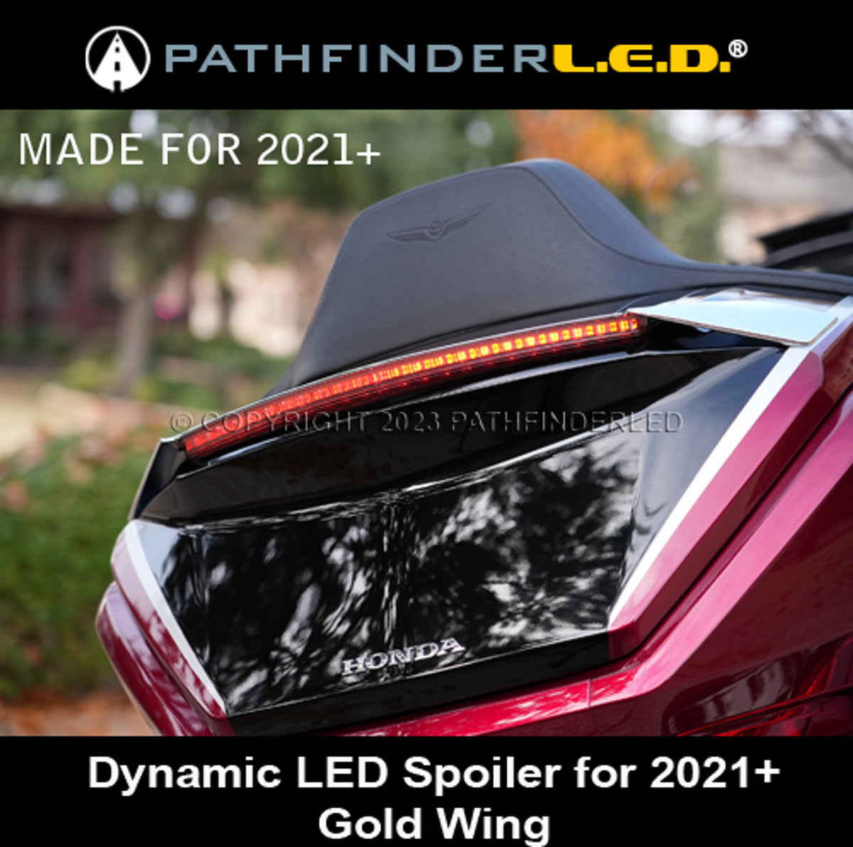PathfinderLED Rear Spoiler LED – Goldwing 2021-2025 – Cyclemax