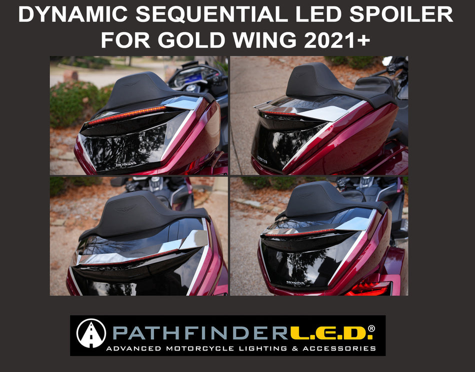 2021+ Dynamic Switchback LED Spoiler - Built-In Turn Signal LED