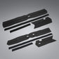 Kaliber Driver and Passenger Frame Tube Covers - Black, Red or Blue