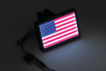LED Flag Receiver Hitch Cover
