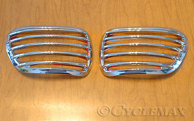 Goldwing GL1800 Add On Ribbed Mirror Back Accent Trims