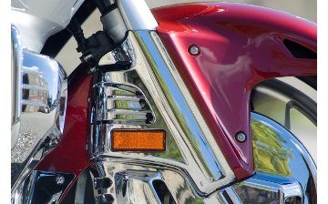 GL1800 Chrome Deluxe Front Fender Covers