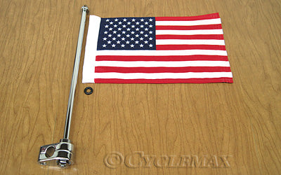 Goldwing Flag Pole with American Flag