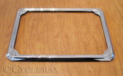 GL1800 Chrome Euro License Plate Frame