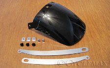 Black 7" Front Fender Extension