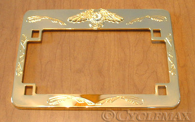 GL1800 Gold Eagle License Plate Frame