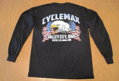 Cyclemax Eagle/Flag Long Sleeve T-shirt