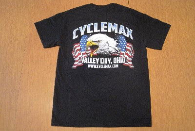 Cyclemax Eagle/Flag Short Sleeve T-shirt