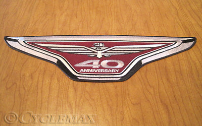 GL1800 14 inch 40th Anniversary Goldwing Patch